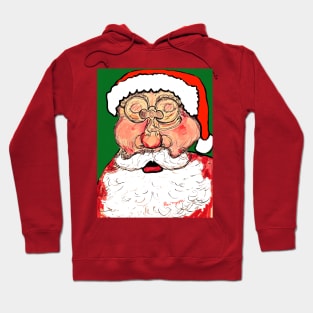 A Mouse Waking up Santa Claus Hoodie